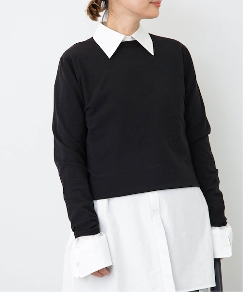 土日限定　Stretch Woolクルーネックプルオーバー Deuxieme Classe（ドゥーズィエムクラス）の「*Stretch Wool クルー