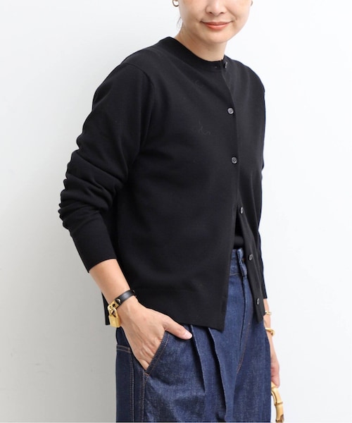 【ドゥーズィエムクラス】*Stretch Wool クルーネックカーディガン Deuxieme Classe（ドゥーズィエムクラス）の「*Stretch Wool