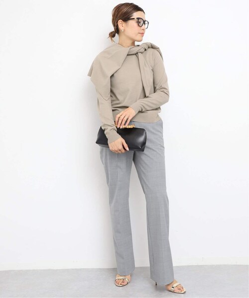 美品！人気カラー　ドゥーズィエム クラス クルーネックカーディガン　シルク100 美品！人気カラー ドゥーズィエム クラス クルーネックカーディガン