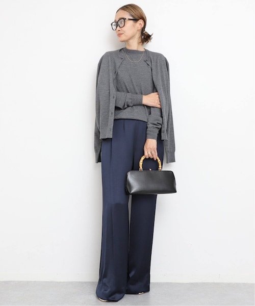 美品！人気カラー　ドゥーズィエム クラス クルーネックカーディガン　シルク100 L'Appartement DEUXIEME CLASSE - MUSE de Deuxieme Classe WISH