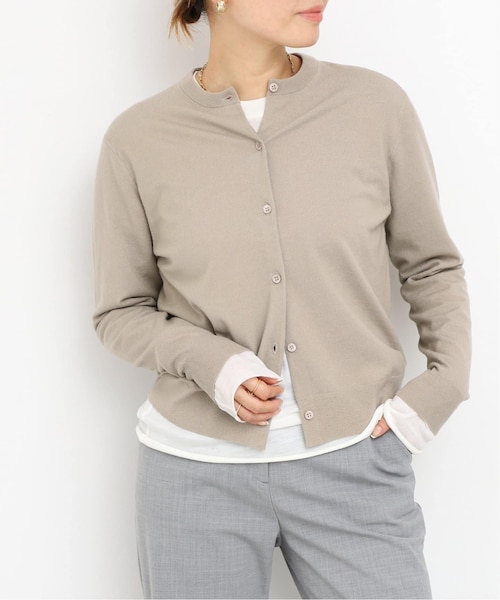 【ドゥーズィエムクラス】*Stretch Wool クルーネックカーディガン Deuxieme Classe（ドゥーズィエムクラス）の「*Stretch Wool