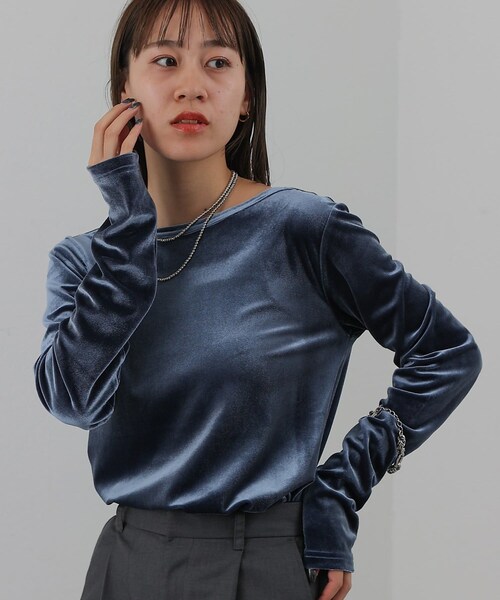 ★アルベロベロ❣️カットソー COLONY 2139（コロニートゥーワンスリーナイン）の「2WAYベロアロング