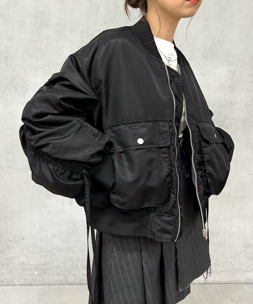 新品　マルゴー　ボリューム袖　ジャケット　ブラック　M 新品 マルゴー ボリューム袖 ジャケット ブラック M MARGAUX VINTAGE