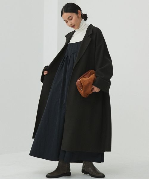 BABYLONE（バビロン）の「ダブルフェイスロングコート（）」 - WEAR
