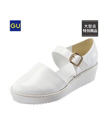 GU | （GU）ＷＯＭＥＮプラットフォームメリージェーン(シューズ)