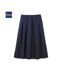 GU | （GU）ピンストライプミドルスカート(スカート)