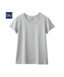 GU | （GU）ロールアップスリーブＴ（半袖）(トップス)