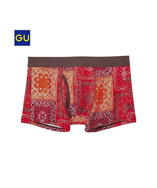 その他 gu- GU（ジーユー）の「（GU）ストレッチプリントボクサー（ローライズ