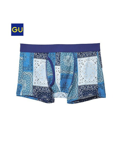 その他 gu- GU（ジーユー）の「（GU）ストレッチプリントボクサー（ローライズ