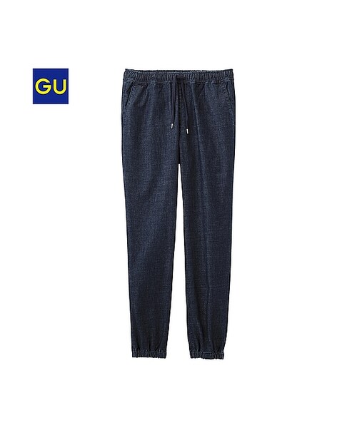 GU（ジーユー）の「（GU）イージージョガーパンツ（デニム）（MEN