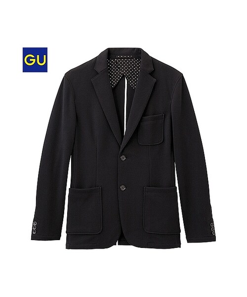 GU(ジーユー)の「(GU)カノコジャケット(MEN ⁄ アウター・メンズ・BLACK/NAVY/GRAY・XL/S/M/L)」の1枚目の写真