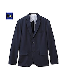 GU | （GU）コットンリネンテーラードジャケット(ジャケット/アウター)