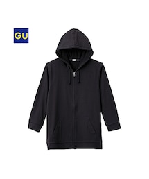 【a1477】DOLCE&GABBANA フルジップ パーカー M 7分袖 DOLCE&GABBANA (ドルチェ ＆ ガッバーナ) ロゴプリント