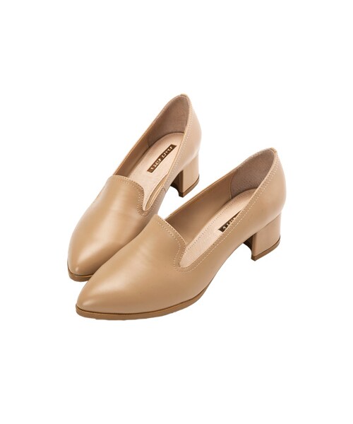 gracegift（グレースギフト）の「實搭俐落樂福跟鞋（シューズ・レディース・格紋/白/杏色・35/36/37/38/39/40/41）」の21枚目の写真