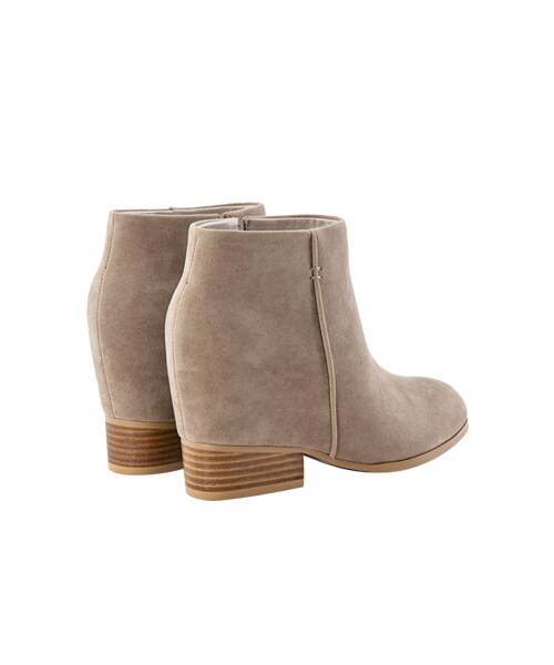 gracegift（グレースギフト）の「素面簡約內增高短靴（シューズ・レディース・黑/灰・35/36/37/38/39/40/41）」の14枚目の写真