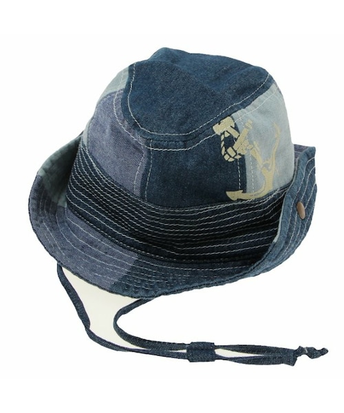 F.O.KIDS（エフオーキッズ）の「テンガロンハット（帽子・キッズ・ブルー/ネイビーブルー・48/50/52/54）」の2枚目の写真