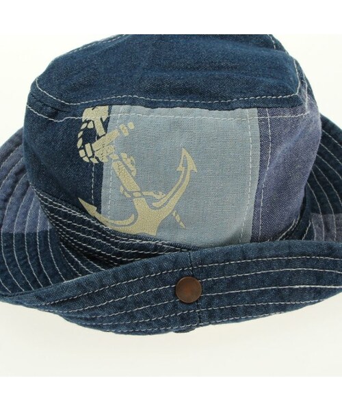 F.O.KIDS（エフオーキッズ）の「テンガロンハット（帽子・キッズ・ブルー/ネイビーブルー・48/50/52/54）」の5枚目の写真