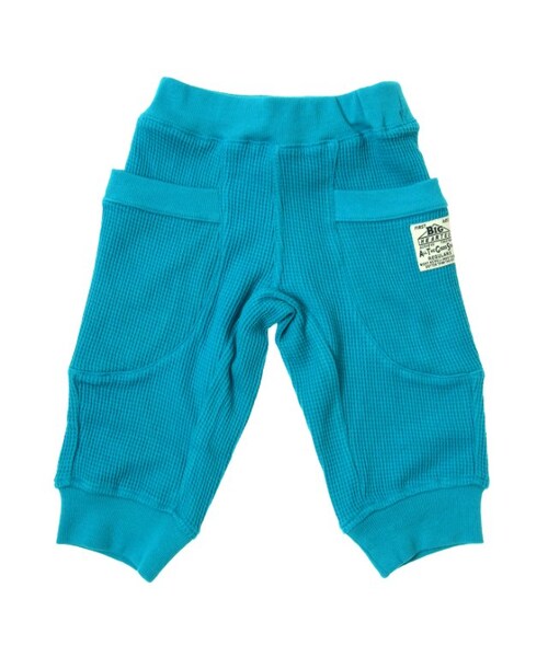 F.O.KIDS（エフオーキッズ）の「【夏！先取り】マチ付カットソーパンツ（パンツ・キッズ・グレー/ピンク/ライム/ターコイズブルー/イエロー・80/90/95/100/110/120/130/140）」の4枚目の写真