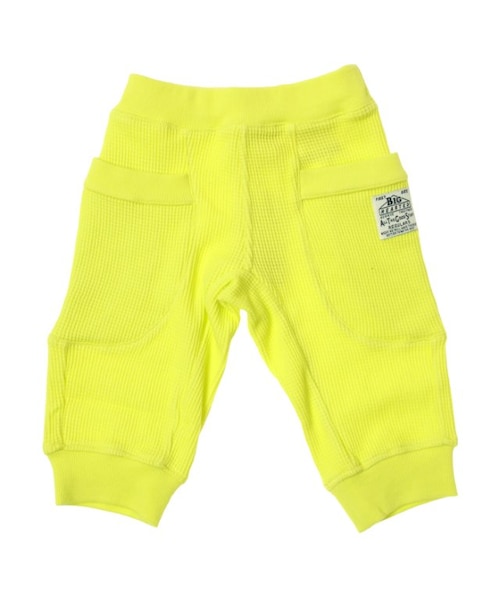 F.O.KIDS（エフオーキッズ）の「【夏！先取り】マチ付カットソーパンツ（パンツ・キッズ・グレー/ピンク/ライム/ターコイズブルー/イエロー・80/90/95/100/110/120/130/140）」の5枚目の写真