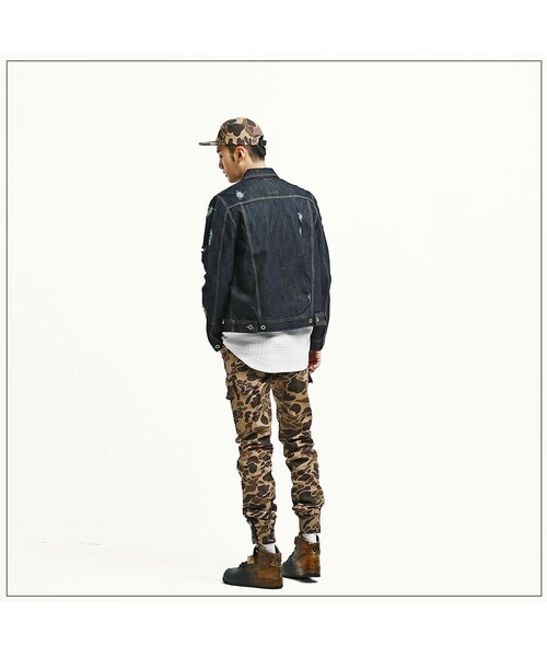 ROMANTIC CROWN（ロマンティッククラウン）の「POCKET JOGGER PANTS CAMO（その他・メンズ・기타）」の2枚目の写真