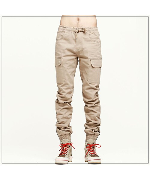 ROMANTIC CROWN（ロマンティッククラウン）の「POCKET JOGGER PANTS BEI（その他・メンズ・기타）」の3枚目の写真