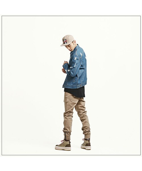 ROMANTIC CROWN（ロマンティッククラウン）の「POCKET JOGGER PANTS BEI（その他・メンズ・기타）」の2枚目の写真