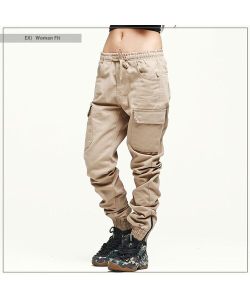 ROMANTIC CROWN（ロマンティッククラウン）の「POCKET JOGGER PANTS BEI（その他・メンズ・기타）」の7枚目の写真