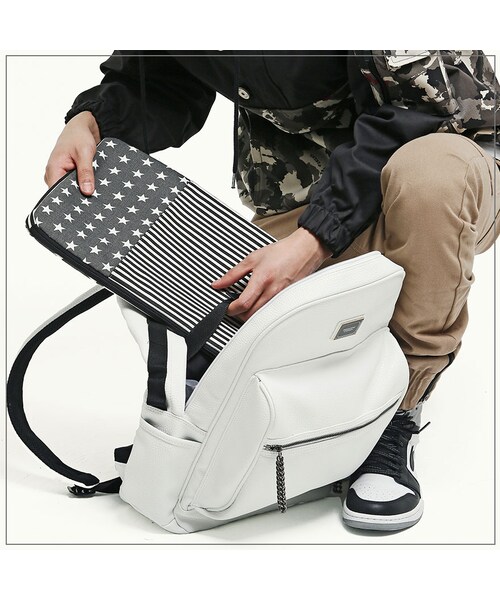 ROMANTIC CROWN（ロマンティッククラウン）の「INDEPENDENT BACKPACK WHT（バッグ・メンズ・기타）」の7枚目の写真