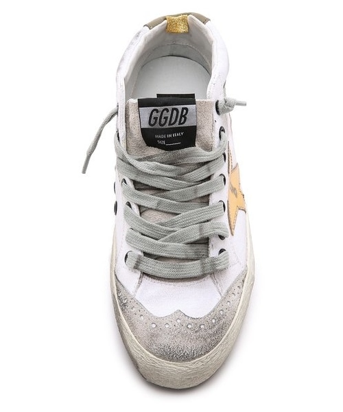 GOLDEN GOOSE(ゴールデングース)の「Golden Goose Mid Star Sneakers(スニーカー・レディース・White・36/40/41/37/38/39/35)」の2枚目の写真