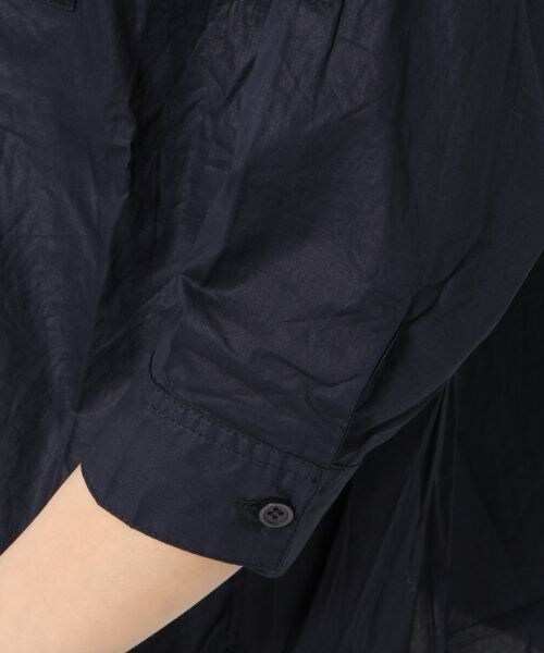 BLISS POINT Womens（ブリスポイント ウイメンズ）の「60ローンドルマン2WAYシャツ（トップス・レディース・ホワイト/ブラウン/ネイビー/ホワイト×ネイビー(ボーダー)・Ｍ/Ｌ）」の11枚目の写真