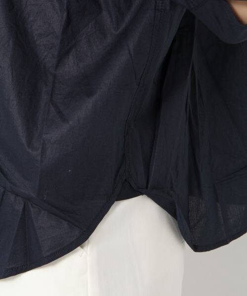 BLISS POINT Womens（ブリスポイント ウイメンズ）の「60ローンドルマン2WAYシャツ（トップス・レディース・ホワイト/ブラウン/ネイビー/ホワイト×ネイビー(ボーダー)・Ｍ/Ｌ）」の14枚目の写真