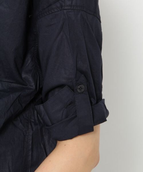 BLISS POINT Womens（ブリスポイント ウイメンズ）の「60ローンドルマン2WAYシャツ（トップス・レディース・ホワイト/ブラウン/ネイビー/ホワイト×ネイビー(ボーダー)・Ｍ/Ｌ）」の13枚目の写真