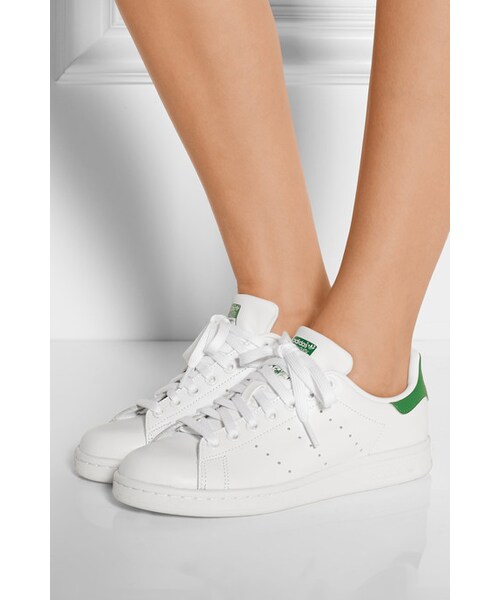 adidas（アディダス）の「Adidas Originals Stan Smith leather sneakers（スニーカー・レディース・White・US7.5/US5/US5.5/US6/US6.5/US7/US8/US8.5/US9/US9.5/US10）」の3枚目の写真
