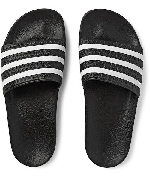 adidas（アディダス）の「adidas Originals Adilette Textured-Rubber Slides（サンダル・メンズ・Black・UK 11 (US 12)/UK 6 (US 7)/UK 7 (US 8)/UK 8 (US 9)/UK 9 (US 10)/UK 10 (US 11)/UK 12 (US 13)）」の7枚目の写真