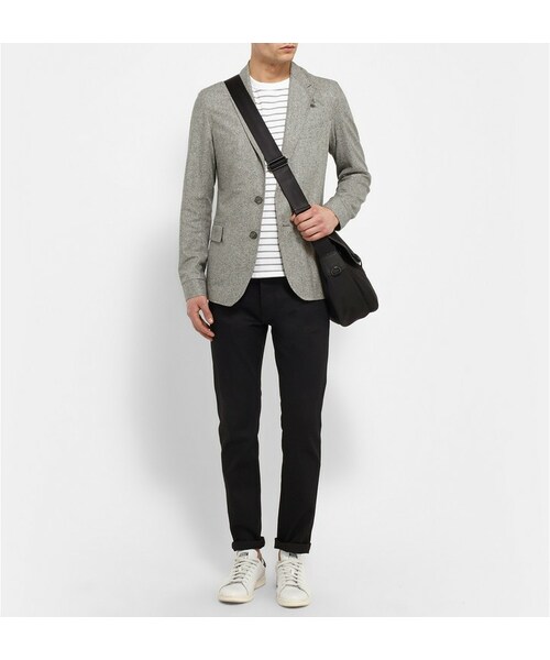 Oliver Spencer（オリバースペンサー）の「Oliver Spencer Grey Brookes Woven-Silk Suit Jacket（テーラードジャケット・メンズ・Gray・UK/US 42/UK/US 36/UK/US 38/UK/US 40/UK/US 44/UK/US 46）」の5枚目の写真