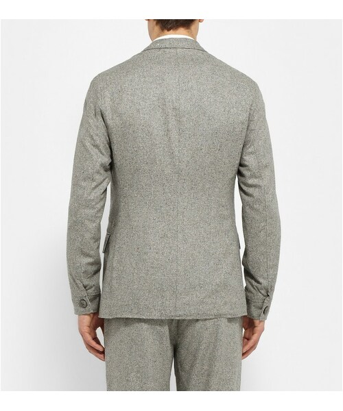 Oliver Spencer（オリバースペンサー）の「Oliver Spencer Grey Brookes Woven-Silk Suit Jacket（テーラードジャケット・メンズ・Gray・UK/US 42/UK/US 36/UK/US 38/UK/US 40/UK/US 44/UK/US 46）」の6枚目の写真