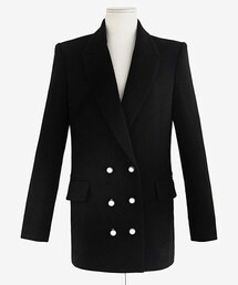 DHOLIC | パールダブルボタンジャケット(テーラードジャケット)