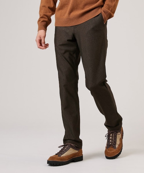 TAKEO KIKUCHI / タケオキクチ ヘリンボンストレッチ ウォームパンツ TAKEO KIKUCHI（タケオキクチ）の「ヘリンボンストレッチ ウォーム