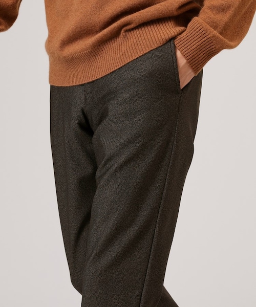 TAKEO KIKUCHI / タケオキクチ ヘリンボンストレッチ ウォームパンツ TAKEO KIKUCHI（タケオキクチ）の「ヘリンボンストレッチ ウォーム