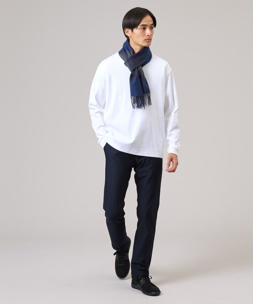 TAKEO KIKUCHI / タケオキクチ ヘリンボンストレッチ ウォームパンツ TAKEO KIKUCHI（タケオキクチ）の「ヘリンボンストレッチ ウォーム