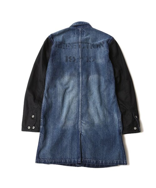 VIRGOwearworks(ヴァルゴウェアワークス)の「Vintage worker long jktデニムロングジャケット(ジャケット/アウター・メンズ・DENIM・2/3/4)」の3枚目の写真