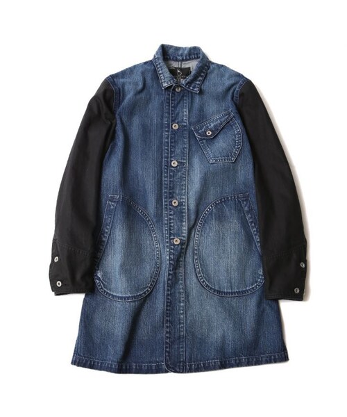VIRGOwearworks(ヴァルゴウェアワークス)の「Vintage worker long jktデニムロングジャケット(ジャケット/アウター・メンズ・DENIM・2/3/4)」の2枚目の写真