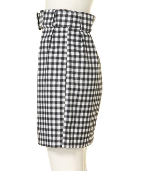 EMODA（エモダ）の「CARM GINGAM スカート（スカート・レディース・ブラック/ピンク/アイスブルー・S/M）」の6枚目の写真