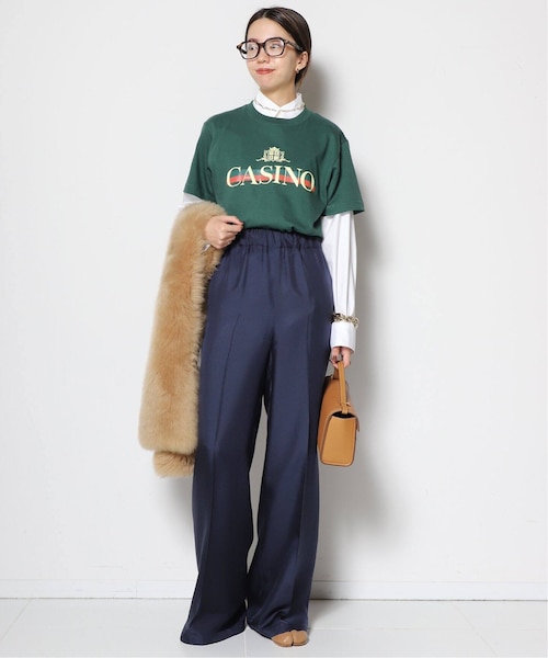 Silk Looker パンツ　MUSE de Deuxieme Classe MUSE de Deuxieme classe（ミューズデドゥーズィエムクラス）の「*Silk