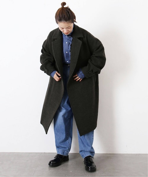 値下げ　新品【JOURNAL STANDARD】ウールチェスターコート 送料無料】【日本製】ウールチェスターコート