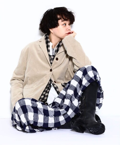 journal standard luxe
コットンボーダー ボートネックプル 追加》ツイル タックパンツ（その他パンツ）｜journal standard