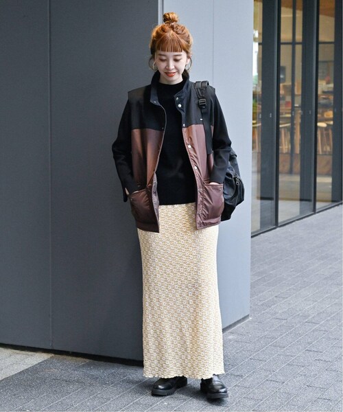 B.C STOCK（ベーセーストック）の「《追加》フラワーストレートスカート（スカート・ブラック/(001)/フリー/在庫あり）」の15枚目の写真