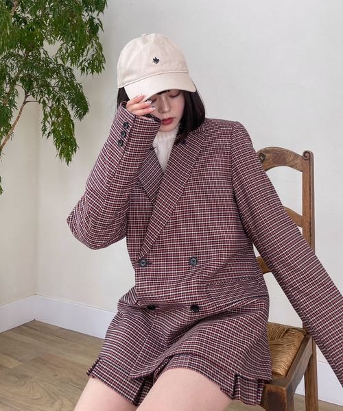 heather - Heather Polo チェックテーラードジャケット Heather（ヘザー）の「チェックテーラードジャケット（）」 - WEAR