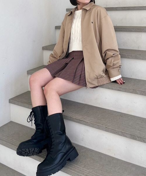 Heather (ヘザー) 【POLO BCS】ZIPブルゾン Heather（ヘザー）の「ZIPブルゾン（）」 - WEAR