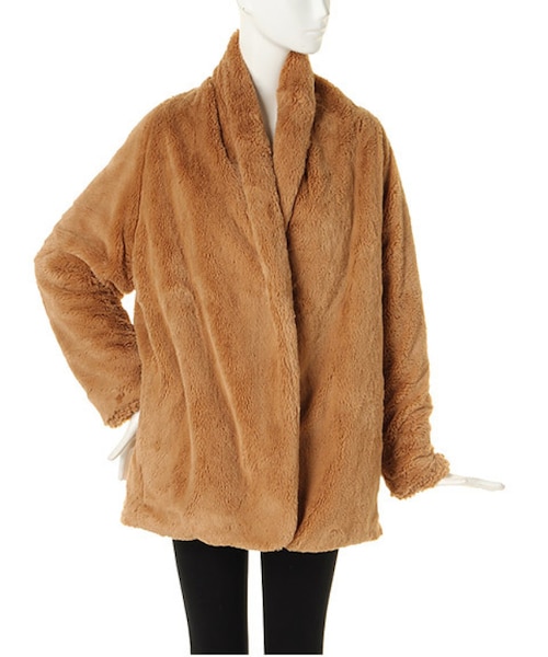 EMODA（エモダ）の「ショールカラーボアコート（）」 - WEAR